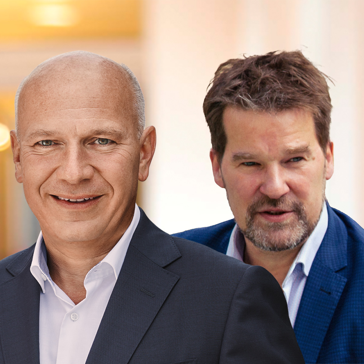 Kai Wegner, Vorsitzender, und Dirk Stettner, Sprecher für Bauen und Wohnen der CDU-Fraktion Berlin